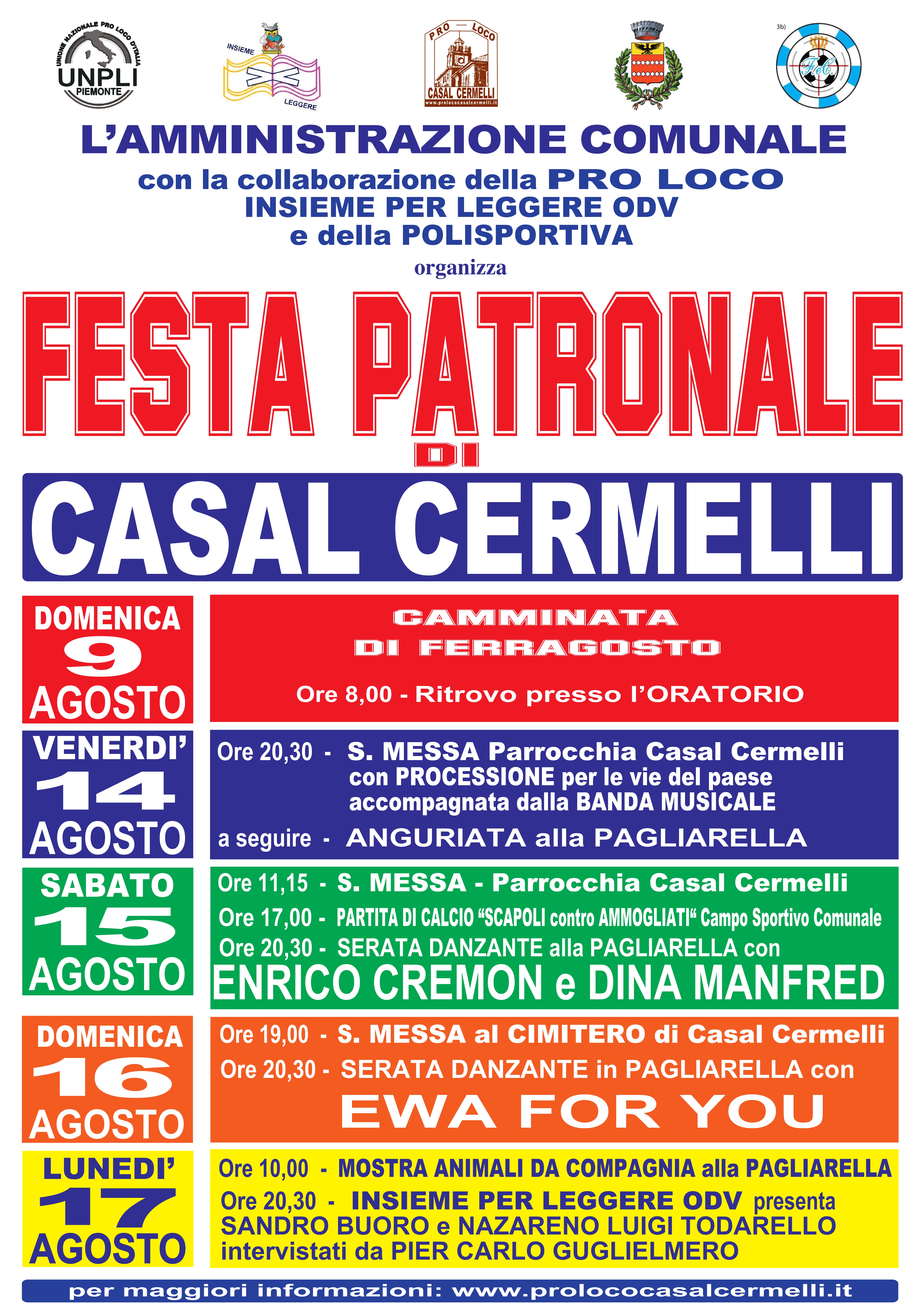 Festa Padronale Casal Cermelli (15/08)