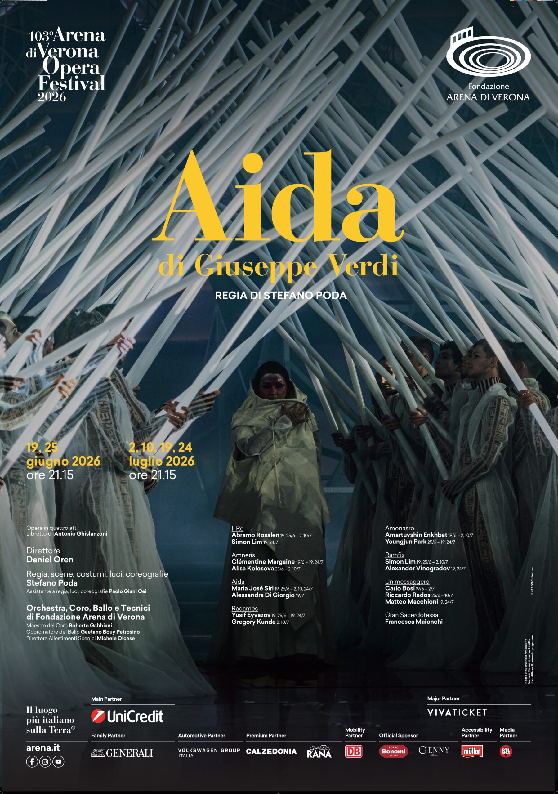 Aida - 103° Arena Opera Festival 2026