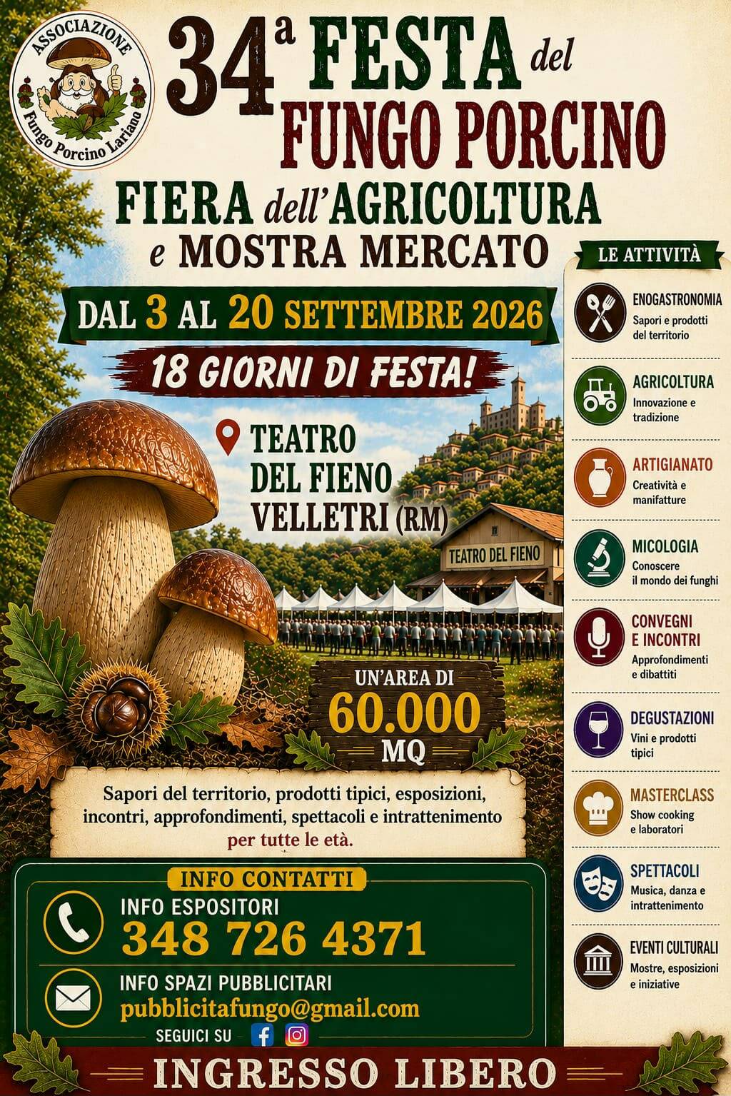 Palio del Fungaiolo 2026 - Sagra del Fungo